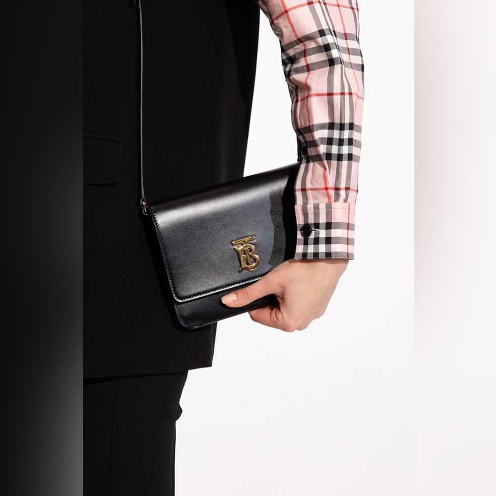 Burberry Black Mini Bag with Gold Hardware
